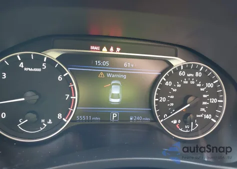 2021 Nissan Altima Sr Fwd from USA, damaged, VIN 1N4BL4CV3MN374079